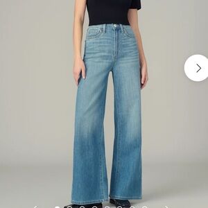 Joe’s The Mia Petite petite high rise wide leg weightless denim hot shot size 29